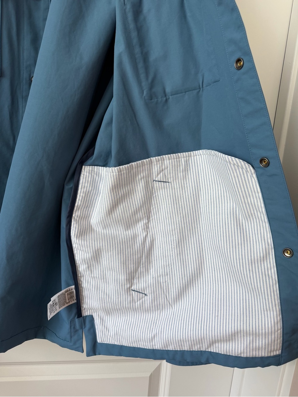 Brooks Brothers Men’s Slate Blue Military Field Jacket - Picture 5 of 7